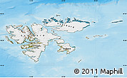 Satellite Map of Svalbard, shaded relief outside