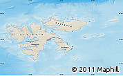 Shaded Relief Map of Svalbard, darken, land only