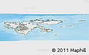 Satellite Panoramic Map of Svalbard, physical outside