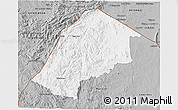 Gray 3D Map of Hhohho