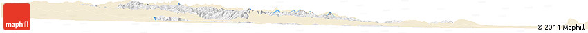 Classic Style Horizon Map of Hhohho, single color outside