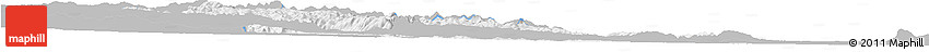 Gray Horizon Map of Hhohho, single color outside
