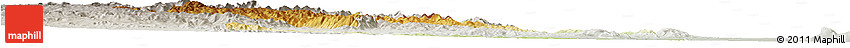 Physical Horizon Map of Hhohho, lighten, semi-desaturated