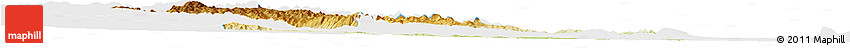 Physical Horizon Map of Hhohho, single color outside