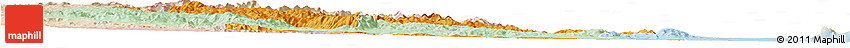 Political Horizon Map of Hhohho, lighten