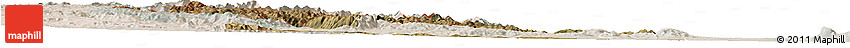 Satellite Horizon Map of Hhohho, lighten
