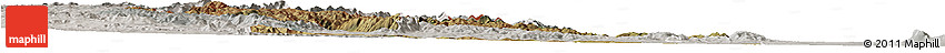 Satellite Horizon Map of Hhohho, lighten, semi-desaturated
