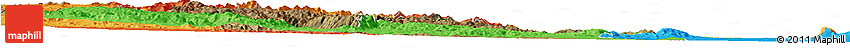 Satellite Horizon Map of Hhohho, political outside