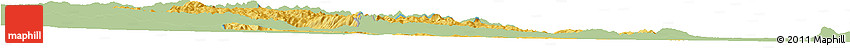 Savanna Style Horizon Map of Hhohho, single color outside