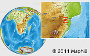 Physical Location Map of Hhohho