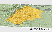 Savanna Style Panoramic Map of Hhohho