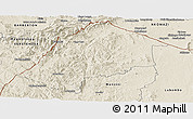 Shaded Relief Panoramic Map of Hhohho