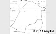 Blank Simple Map of Hhohho