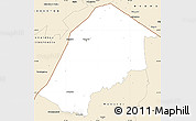 Classic Style Simple Map of Hhohho