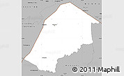 Gray Simple Map of Hhohho