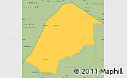 Savanna Style Simple Map of Hhohho