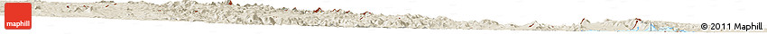 Shaded Relief Horizon Map of Swaziland Shaded Relief Horizon Map of Swaziland