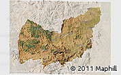 Satellite 3D Map of Manzini, lighten