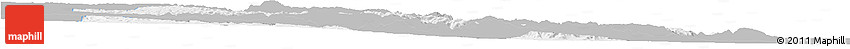 Gray Horizon Map of Manzini, single color outside