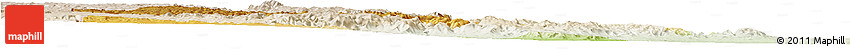 Physical Horizon Map of Manzini, lighten