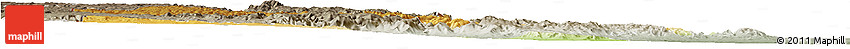 Physical Horizon Map of Manzini, semi-desaturated
