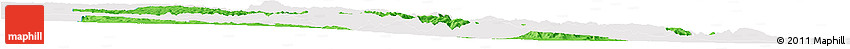 Political Horizon Map of Manzini, single color outside