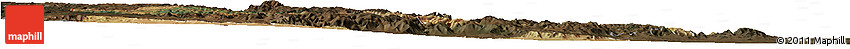Satellite Horizon Map of Manzini, darken
