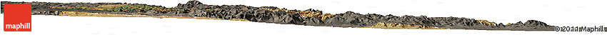 Satellite Horizon Map of Manzini, darken, semi-desaturated