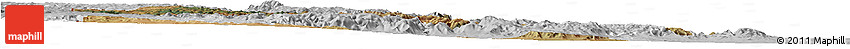 Satellite Horizon Map of Manzini, lighten, desaturated