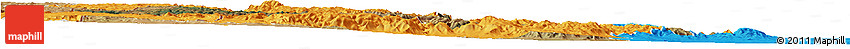 Satellite Horizon Map of Manzini, political outside