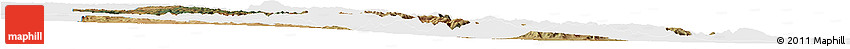 Satellite Horizon Map of Manzini, single color outside