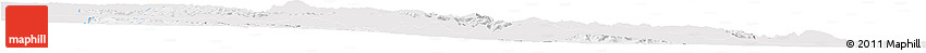 Silver Style Horizon Map of Manzini, single color outside