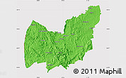 Political Map of Manzini, cropped outside