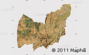 Satellite Map of Manzini, cropped outside