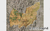 Satellite Map of Manzini, semi-desaturated