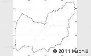 Blank Simple Map of Manzini, cropped outside, no labels