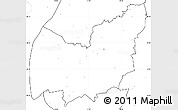 Blank Simple Map of Manzini, no labels
