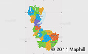 Political Map of Álvsborgs Län, cropped outside