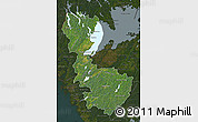Satellite Map of Álvsborgs Län, darken