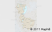 Shaded Relief Map of Álvsborgs Län, lighten, semi-desaturated