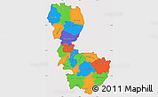 Political Simple Map of Álvsborgs Län, cropped outside