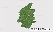 Satellite 3D Map of Svenljunga Kommun, cropped outside