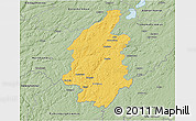 Savanna Style 3D Map of Svenljunga Kommun
