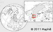 Blank Location Map of Svenljunga Kommun, highlighted country, highlighted parent region, within the entire country