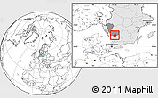 Blank Location Map of Svenljunga Kommun, highlighted country, highlighted parent region