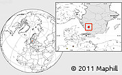 Blank Location Map of Svenljunga Kommun, highlighted country