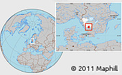Gray Location Map of Svenljunga Kommun, highlighted parent region