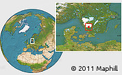 Satellite Location Map of Svenljunga Kommun, highlighted parent region