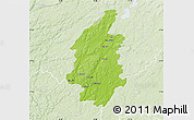 Physical Map of Svenljunga Kommun, lighten