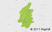 Physical Map of Svenljunga Kommun, single color outside